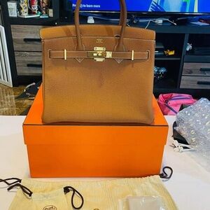 Hermes Birkin 30 Gold Togo GHW